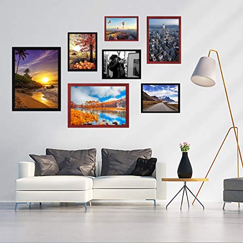 10x14 inch Wood Picture Frames for Wall Hanging,Diamond Painting Frames Rectangle Baby Scan Picture Frame for Family Walls Decoration,Anniversary,Wedding,Christmas,Halloween,Shower,Certificate (Black) - color: Black, size: 10x14 inch