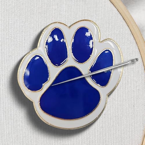 Needle Minder Magnet, Magnetic Needle Minder, Needle Minders Magnetic Cross Stitch Accessories, Magnetic Needle Holder, Life Tree, Butterfly, Cats, Owl, Heart (CatClaw) - size: CatClaw