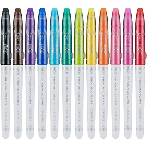 PILOT Pen FriXion Colors Erasable Marker Pens, Assorted Color Inks, 36-Pack - size: 1 Count (Pack of 36)