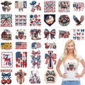 Independence Day DTF Transfers Ready to Press, Iron on Decals for T-Shirts - color: US290
