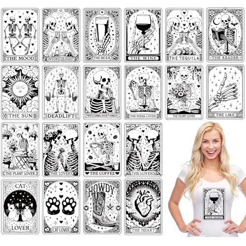 Fun Tarot DTF Transfers Ready to Press, Iron on Decals for T-Shirts - color: Tarot181