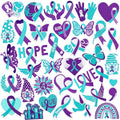 AUGSUN 36pcs Suicide Prevention Awareness Iron on Patches for Clothing - style: Suicide Prevention Awareness