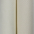 KCS 2 pc of 15" x 18"(38cmx45cm) 16 Count Cross Stitch Cotton Aida Cloth Needlework Fabric Box (Antique White+Cream, 16CT) - color: Antique White+cream, size: 16CT