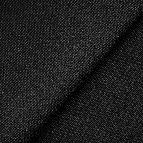 12oz Heavy Duty Cotton Canvas Fabric, Thickend Cotton Duck Cloth, 2 Yard - color: Black, size: 2 Yards Pre-cut