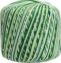 ThreadArt 100% Cotton Crochet Thread Size 10, Variegated Garden Greens 50 - color: VARIEGATED GARDEN GREENS, size: SIZE 10 SINGLE