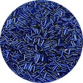 90g Glass Bugle Beads 7x2mm Embroidery Tube Glass Spacer Bulk Small Craft Long Beads for Necklaces Bracelets Earrings DIY Jewelry Making(Royal Blue) - color: Royal Blue
