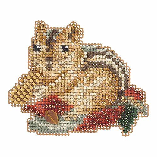 Chippy Beaded Halloween Counted Cross Stitch Kit Mill Hill 2105 Autumn Harvest MH185205