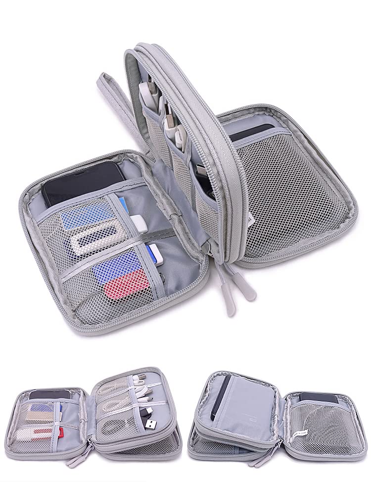 Diabetic Supplies Travel Case Organizer for Test Strips, Lancets, Needles, Lancing Device, Glucose Meter, Alcohol Wipes, Insulin Pens, Syringes, Diabetes Testing Kit Storage Bag (Gray) - color: Gray