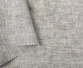 100% Linen Fabric – Lightweight Prewashed – Horizontal Stripe Patterns – Precut Style – Soft & Breathable – 52” Width – by The Linen Lab (Green & Beige 6377, 3 Yard pre Cut) - color: Green & Beige 6377, size: 3 yard pre cut