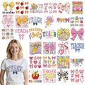 30 Pcs Teacher DTF Transfers Ready to Press - style: Teacher