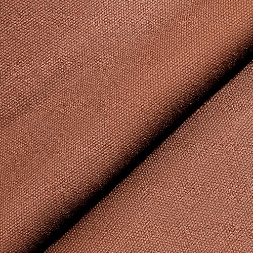12oz Heavy Duty Cotton Canvas Fabric, Thickend Cotton Duck Cloth, 5 Yard - color: Brown, size: 5 Yards Pre-cut