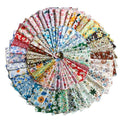 Charm Packs for Quilting 5 inch,Precut Fabric Squares 5''x5'' Quilting Cotton Fabric Clearance,42 Charm Squares for Quilts,Sewing and Other DIY Project - color: Color-3