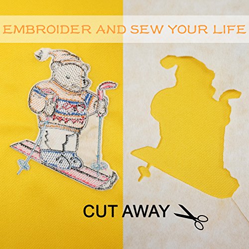 New brothread Cut Away Embroidery Stabilizer 15" x 25 Yd Roll - size: 15"x25yd roll