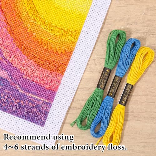 Needlepoint Canvas, 14 Mesh, 20" x 20", White - size: 20" x 20"