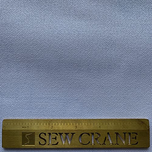 25 Count Evenweave Embroidery Fabric Cross Stitch Cloth, White, W59″ x L39″ - color: White, size: W59″ x L39″