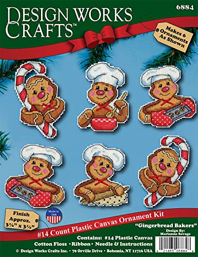 Gingerbread Counted Cross Stitch Ornament Kit