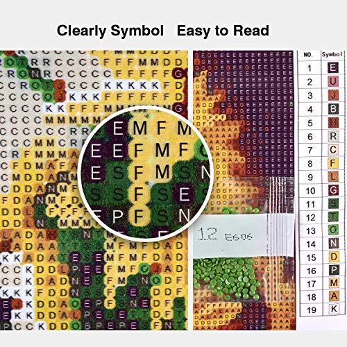 KTHOFCY 5D DIY Diamond Painting Kits for Adults Kids, Scenery Full Drill Embroidery Cross Stitch Crystal Rhinestone Paintings Pictures Arts Wall Decor Painting Dots Kits 15.7X11.8 in