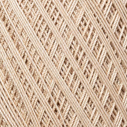 Yarn Art 1 Skein YarnArt Violet,100 Mercerized Cotton Yarn Threads Crochet Lace Hand Knitting Yarn Embroidery Arts Crafts (Beige 4660) - color: 4660