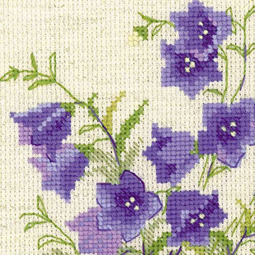 RIOLIS 1557 Bellflower Counted Cross Stitch Kit 8 x 8 in