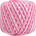 ThreadArt 100% Cotton Crochet Thread Size 3, Variegated Roses 46 - color: VARIEGATED ROSES, size: SIZE 3 SINGLE