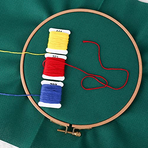 Aida Cloth 14 Count Cross Stitch Fabric,19×28inch (14CT, Green) - color: Green, size: 14CT