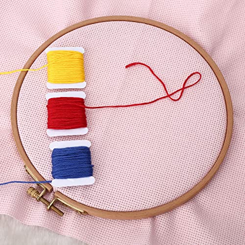 Aida Cloth 14 Count Cross Stitch Fabric,19×28inch (14CT, Pink) - color: Pink, size: 14CT