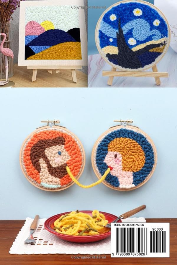 Punch Needle Tutorials: How to Make Amazing Toys Using Punch Needle Technique: Punch Needle Guide Book