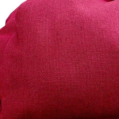 Rose Flavor Pre-Cut Quilting Linen Fabric,Craft Cloth,DIY for Sewing Crafting 60" by 1 Yard(Wine) - color: Wine