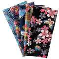 5PCS Cotton Pattern Fabric Bundles - Small Flower Pattern Japanese Style Fabric for Crafts Sewing Quilting Patchwork Face Protection (Gold Firework) - color: Gold
