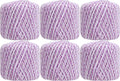 ThreadArt 100% Cotton Crochet Thread Size 10, Variegated Lavenders - color: VARIEGATED LAVENDERS, size: SIZE 10 - 6 PACK