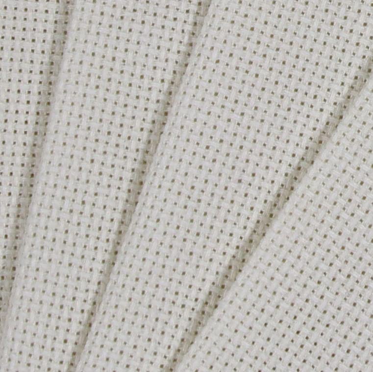 KCS 4/6 pc of 12" x 18" 18CT Counted Cotton Aida Cloth Cross Stitch Fabric (6 pc, Antique White) - color: Antique White, size: 6 pc