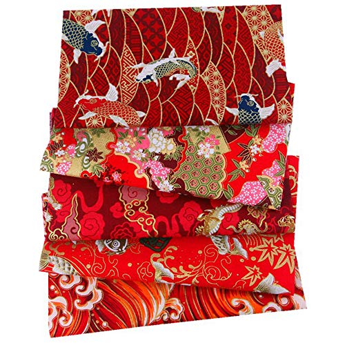 30pcs 8" x 10"(20cm x 25cm) Cotton Craft Fabric Bundle Squares Patchwork - color: Multicolored