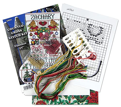 Christmas Treasures Counted Cross Stitch Stocking Kit