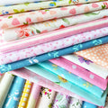 flic-flac 50pcs 10 x 10 inches (25cmx25cm) Cotton Fabric Squares Quilting Sewing Floral Precut Fabric Square Sheets for Craft Patchwork (50pcs 25cm*25cm) - size: 50pcs 25cm*25cm