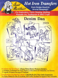 Aunt Martha's Hot Iron Embroidery Transfer 3919 Denim Dan