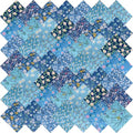 12"x 12"Precut Cotton Quilting Fabric Squares for Sewing-Blue - color: Blue, size: 50P12"x12"