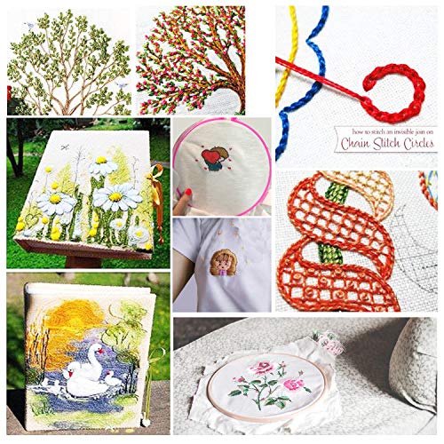LOVIMAG Embroidery Thread 447pcs Friendship Bracelet String Floss Kit Yarn - style: 447p Colors