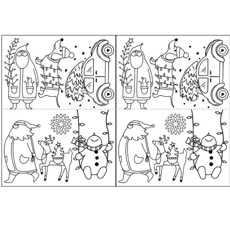 Water Soluble Embroidery Patterns Stabilizers, Stick and Stitch Embroidery Transfers Paper Tear Away Embroidery Stabilizer with Fun Designs for Stitching (Christmas x2) - color: Christmas x2