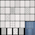 Affrolling 30 Pcs Plastic Sashiko Stencil 8.3 x 5.9 Inch Geometric Sashiko Pattern Template Drawing Line Quilting Stencil Embroidery Pattern Stabilizers for Sewing Hand Quilting and Embroidery - size: 8.3 x 5.9 Inch