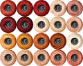 Soft 20 Colors Classic Crochet Thread 20 Pack,100% Cotton (Golden Brown-977-3064) - color: Golden Brown Series