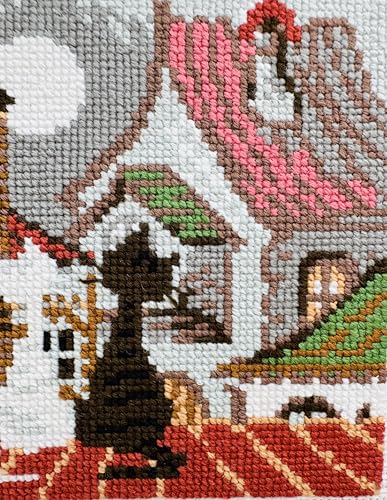 RIOLIS 611 City & Cats Spring Counted Cross Stitch Kit 5.12 x 5.12 in - style: City & Cats Spring 611