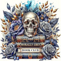 Skull Stamped Cross Stitch Kits Skull and Book Cross Stitch Patterns,Dimensions Cross Stitch Kits Embroidery Kit Arts and Crafts for Beginners 13.7x13.7 inch - color: D006