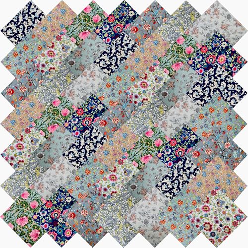 Fat Quarters Fabric Bundles Cotton Quilting Fabric, Morris Pattern B - color: Morris Pattern B