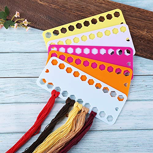 5 Pcs Embroidery Floss Organizer Cross Stitch Thread Holder Floss Bobbin