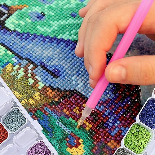 Mr. Pen- Bead Storage Containers, 28 Grids, 2 Pack, White - color: White, size: 2 Pack-56 Pcs(6.8"x4.4"x1")