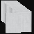 YOUNTHYE 20 PCS Plastic Canvas Sheets 7 Count 9.8X 13.2Inch Plastic Mesh Sheet Large Plastic Canvas for Embroidery Crafting, Acrylic Yarn Crafting, Knit and Crochet Projects - size: 7count