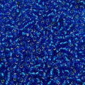 Czech 6/0 Glass Seed Beads 20 Grams 280 Pcs (Transparent Blue) - color: Transparent Blue