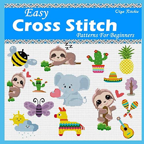 Easy Cross Stitch Patterns For Beginners: Cute Little Motifs