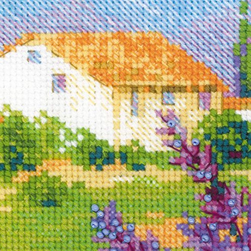 RIOLIS 1691 Farm in Provence Counted Cross Stitch Kit 7 x 9.5 in