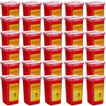 Chumia 30 Pcs Pcs Sharps Container 1 Quart, Small Needle Container Disposal